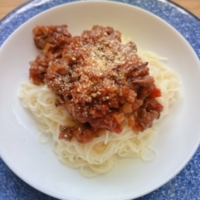 香味野菜と愛情たっぷりミートソース